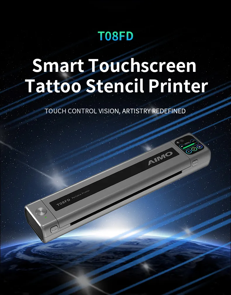 پرینتر استنسیل تتو ایمونیو aimo new t08fd