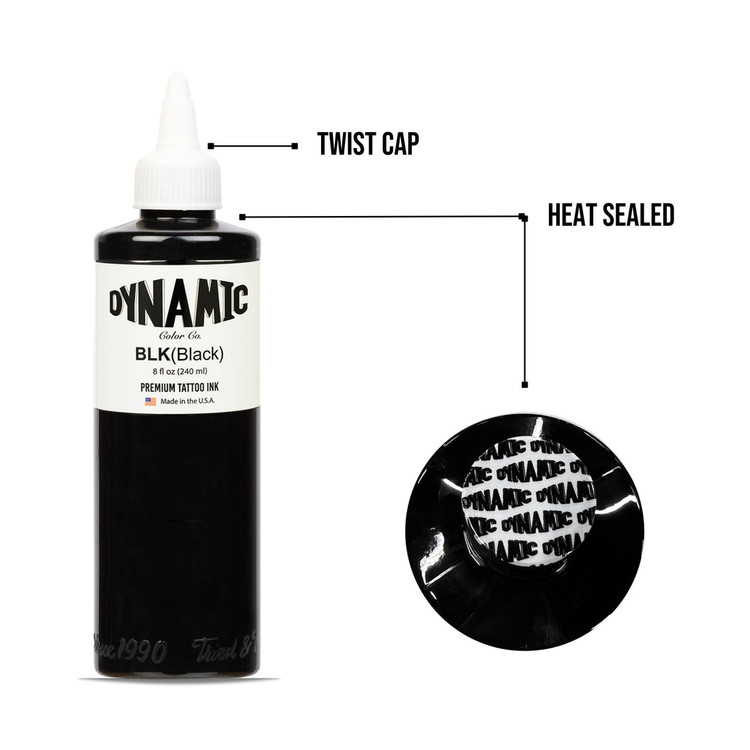 رنگ تتو داینامیک بلک dynamic black