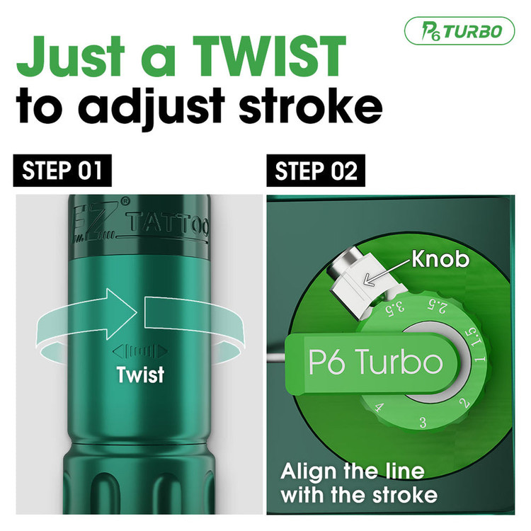 دستگاه تاتو EZ P6 TURBO